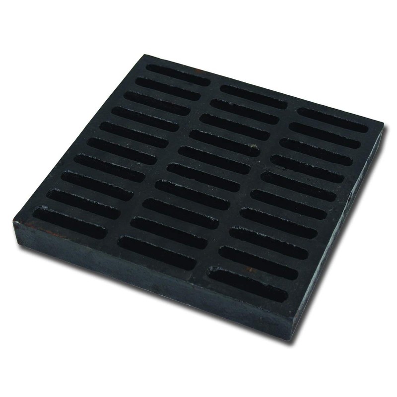 Polylok 9"x9" Square Catch Basin Kit (Black Grate)