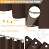 BTTN Extra Long Shower Curtain - 72x84 Inches Long Linen