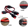 N/A Anderson Style Universal DC Power "Y" Connector 30A Cable