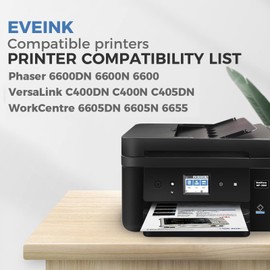 Versalink C400 C405 Drum Unit(108R01121) Imaging Unit Replacement for Xerox Phaser workcentre 6600 6605 6655 Versalink C400 C405 Printer(Black Cyan Magenta Yellow Combo Pack)