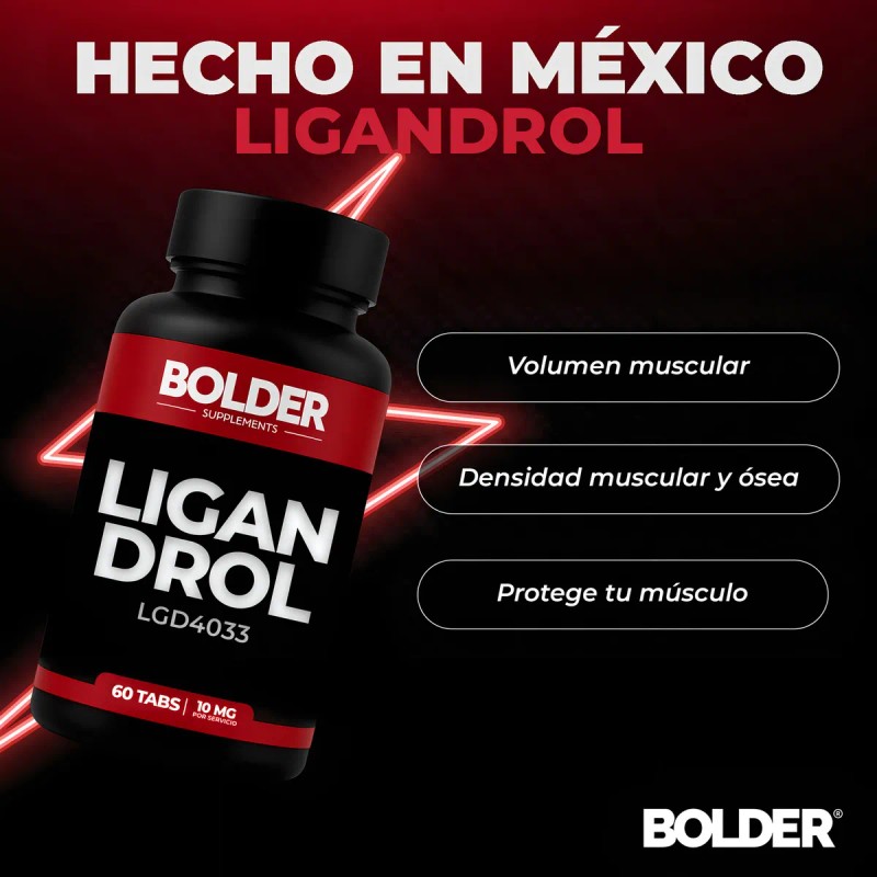 Ligandrol Aumento Masa Muscular 60 Tabletas 30 Servicios 10mg Bolder