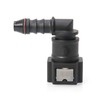 QWORK® 2 Pcs Fuel Line Connector,90 Degree Quick Connector for