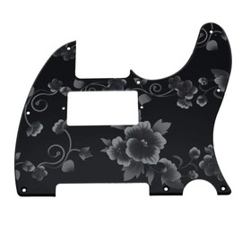 Dopro Humbucker Pickguard for Telecaster 8 Hole Tele Guitar 3D Printed Plastic for Modern Standard USA/Mexican Fender Telecaster Floral