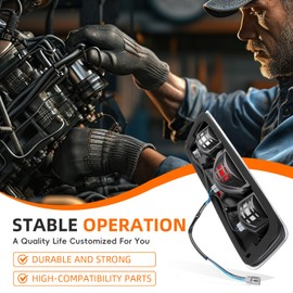 GoaMotors 7L3Z13A613B 3rd Brake Light Compatible with Ford F150 2004-2008 High Mount Brake Light High Mount Center Rear Roof Third Cargo Light Parking Light