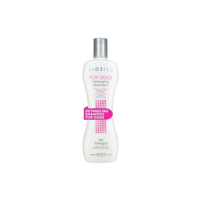 BioSilk for Dogs Silk Therapy Detangling Dog Shampoo