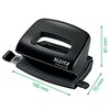 Leitz NeXXt Recycle Mini Hole Punch, 10 A4 Sheet Puncher,