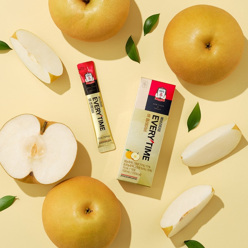 CheongKwanJang Everytime Pear Flavor 10ml 20 packs / 정관장 에브리타임
