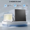 3-Side Solar Flood Light Outdoor IP65 Motion Sensor Remote Control