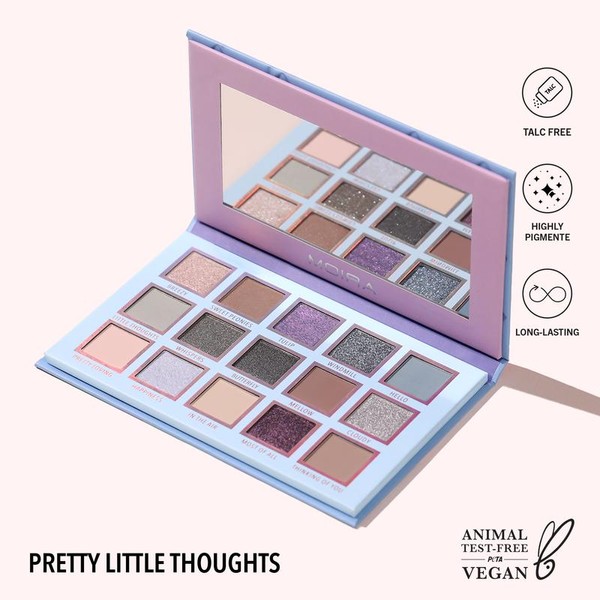 Pretty Little Thoughts Eyeshadow Palette - Whimsical Mix of Blues,
