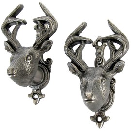 TG,LLC Treasure Gurus Buck Deer Wall Mount Weapon Hooks
