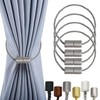 OCIOLI 4 Pack Magnetic Curtain Tiebacks Curtain Holdbacks Curtain Tiebacks