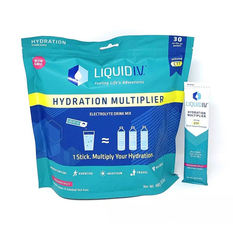Liquid I.V. Multiplicador de hidratação 30 bastões, 16,93 onças