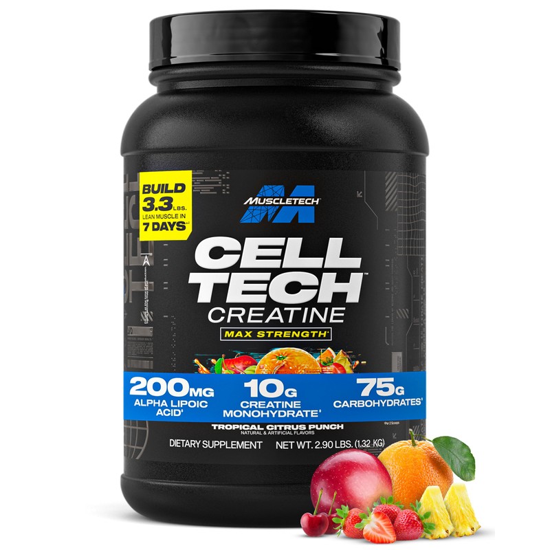 MuscleTech Creatine Monohydrate Powder - Cell-Tech Creatine Powder Post Workout