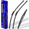 3 wipers Replacement for 2012-2017 Buick Enclave, Windshield Wiper Blades