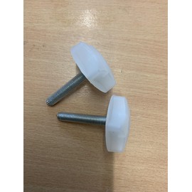 2X M8 Headboard Bolts with fitted washers fixings for Divan Bed to attach Headboard