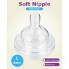 Silicone Nipple for MAM Easy Start Bottle,Easy Active Bottle and