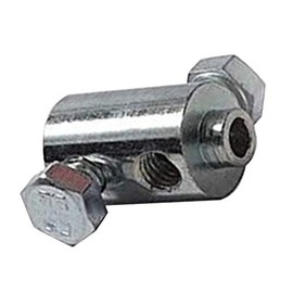 KABELKLEMME UNIVERSAL DOPPELSCHRAUBE 12MM x 21MM Moped Kupplung Gas Bremse KLEMMSCHRAUBEN Nippel BREMSZUG BOWDENZUG AUßENHÜLLE