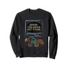 Old CRT Screen with Childhood Error Nostalgia Game Devices Sweatshirt