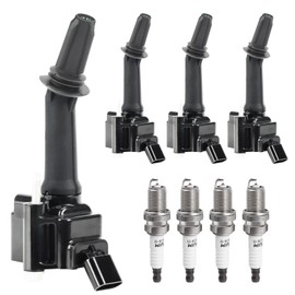 Ignition Coil Pack Spark Plug fit for Turbo L4 1.4 2016 2017 2018 2019 Chevy Cruze Buick Encore, L4 1.5 2016-2019 Chevy Malibu, 2018-2022 Chevy Equinox, 2018-2020 GMC Terrain UF802, Set of 4