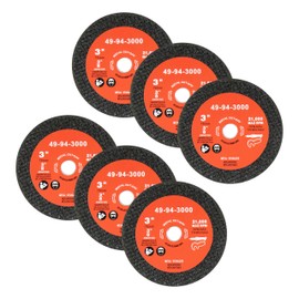 49-94-3000 3" Metal Cut Off Wheel for Milwau-kee Set of 6