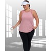 MTICFMY Plus Size Workout Tank Tops for Women, Summer Gym