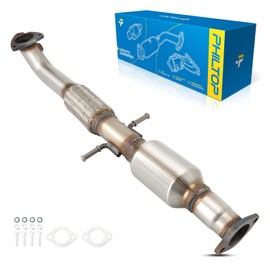 PHILTOP Rear Catalytic Converter Stainless Steel Direct-Fit Replacement For 2011-2015 Regal 2.4L, 2011-2016 LaCrosse 2.4L, 2013-2014 Malibu/Impala 2.4L Replace 54981, 644102, 50565 (EPA Compliant)