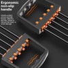 MTSDM 2Pcs Chest Expander, 5 Tubes Removable Ajustable Arm Strength
