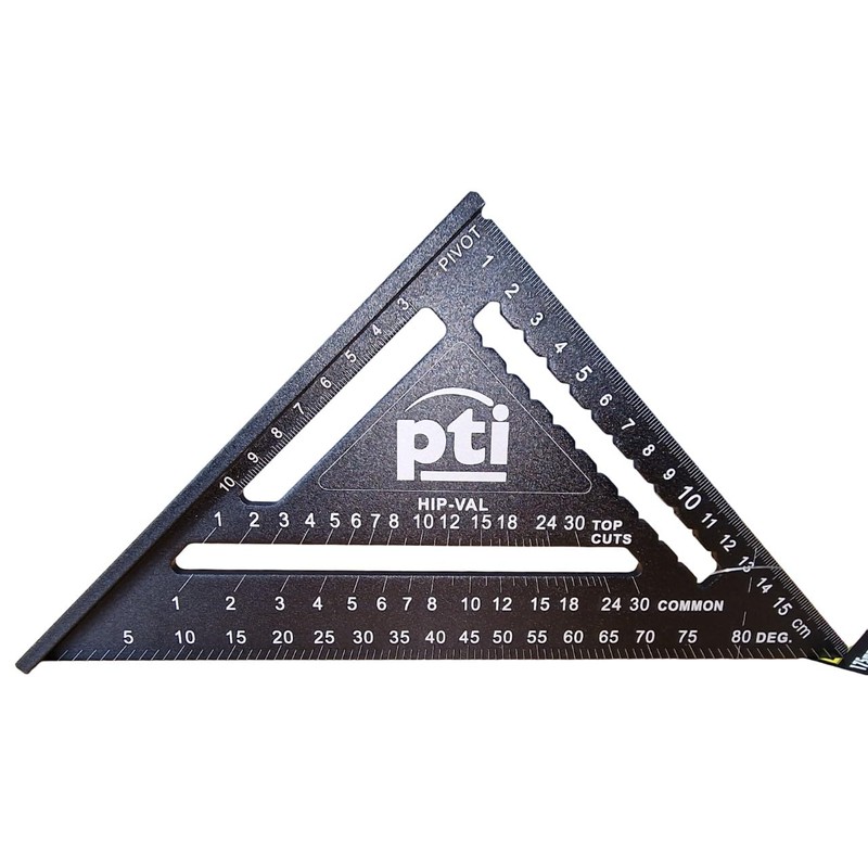 Rafter Square Metric 7 inch, 7" Aluminium Carpenters Roofing Square,