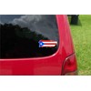 Set (2 PCS) Puerto Rico Outline Map Flag Decals Stickers