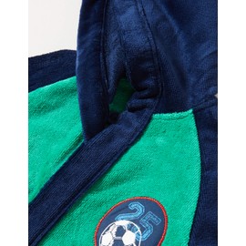 Schiesser Boys Terry Towelling Baby and Toddler Bathrobe, Green