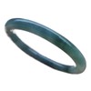 Certified Green 100% A JADE Jadeite Baby Circle Bangle Bracelet