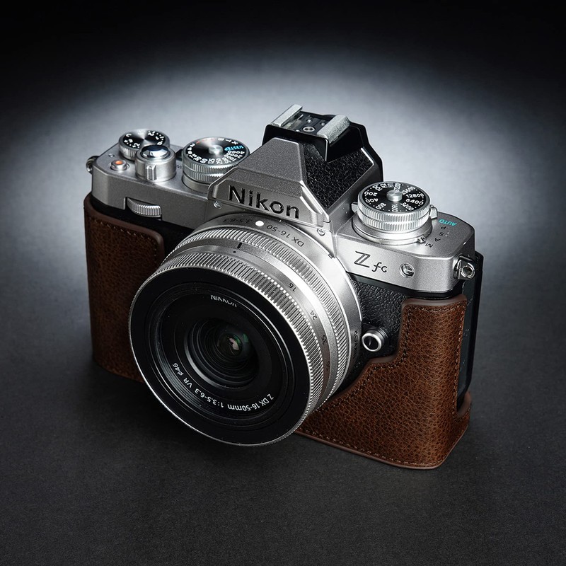 TP Original Nikon Z fc Body Half Case Dark Brown