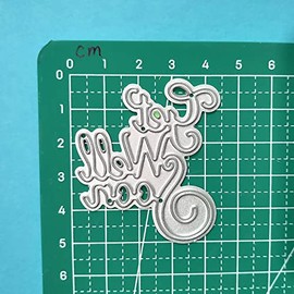 Get Well Soon Word Die Metal Cutting Dies Stencils DIY Scrapbooking Album for Card Making Decoration Embossing Craft Dies