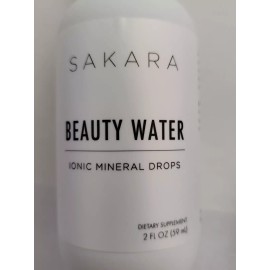 Sakara - Beauty Water Ionic Mineral Drops - 2 fl oz Bottle (Sealed) - Ex 10/2025