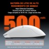DAREU A950GM Mouse Inalámbrico, Blanco Raton Gamer 60g Ultraligero