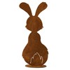 Rostikal Easter Bunny Berti Patina Decoration Idea for Easter, brown,