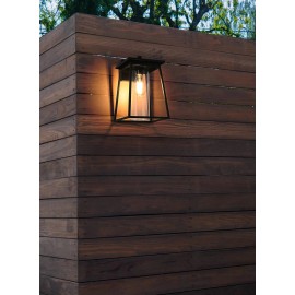 Elegant Lighting Lambert 8.5" Outdoor Wall Sconce in Black