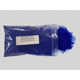 Generic Nylon Flocking 1 Ounce Pacakge (Medium Blue)
