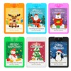 Dansib 6 Pcs Christmas Hand Sanitizer Spray Bulk Red Xmas