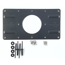 PAW International 200mm x 100mm Polymer RV TV Adapter KIT | with Tri-Fold Rivets, Washers, and TV Screws | can use with PAW Polymer or Steel TV Bracket (Sold Separately)