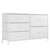 Nicehill White Dresser for Bedroom with 5 Drawers, Small Dresser