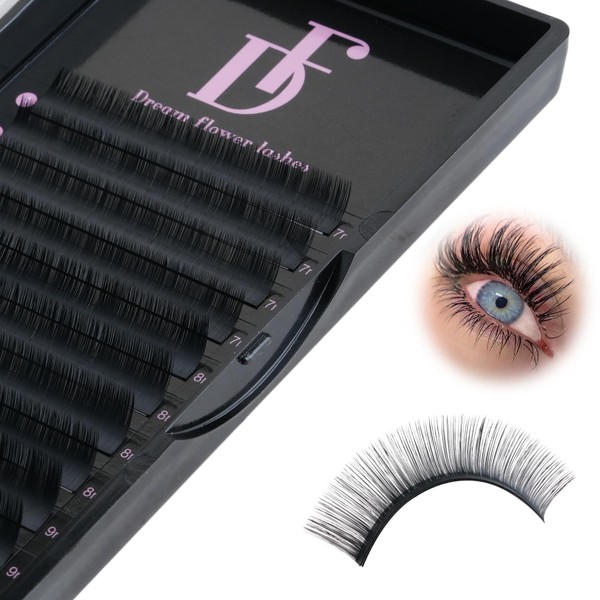 DF Bottom Lash Extensions 0.07mm B Curl 5-8mm Mixed Tray