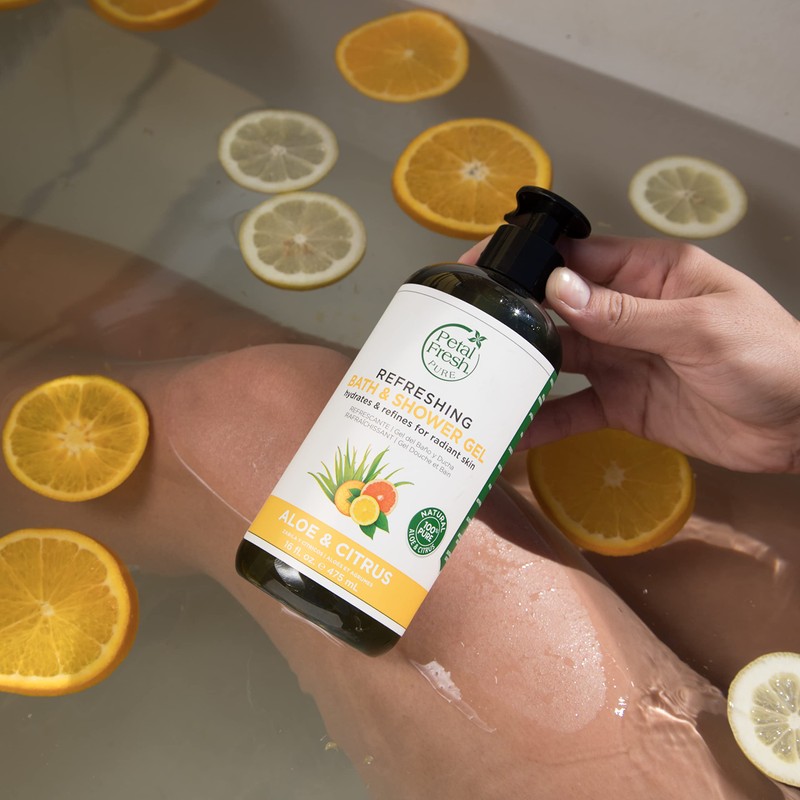 Bio Creative Lab Petal Fresh Bath and Shower Gel, Aloe