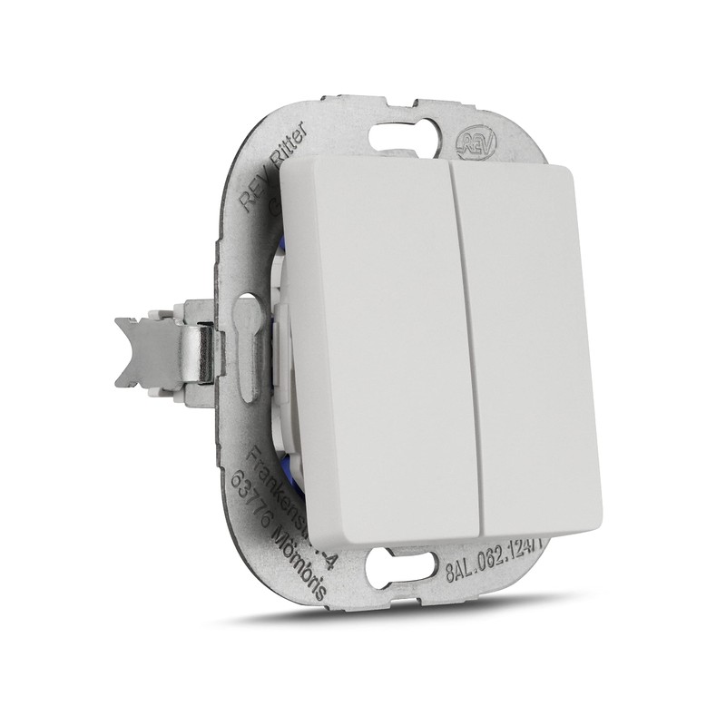 REV PrimaLuxe 0511322992 Flush-Mounted Series Switch White