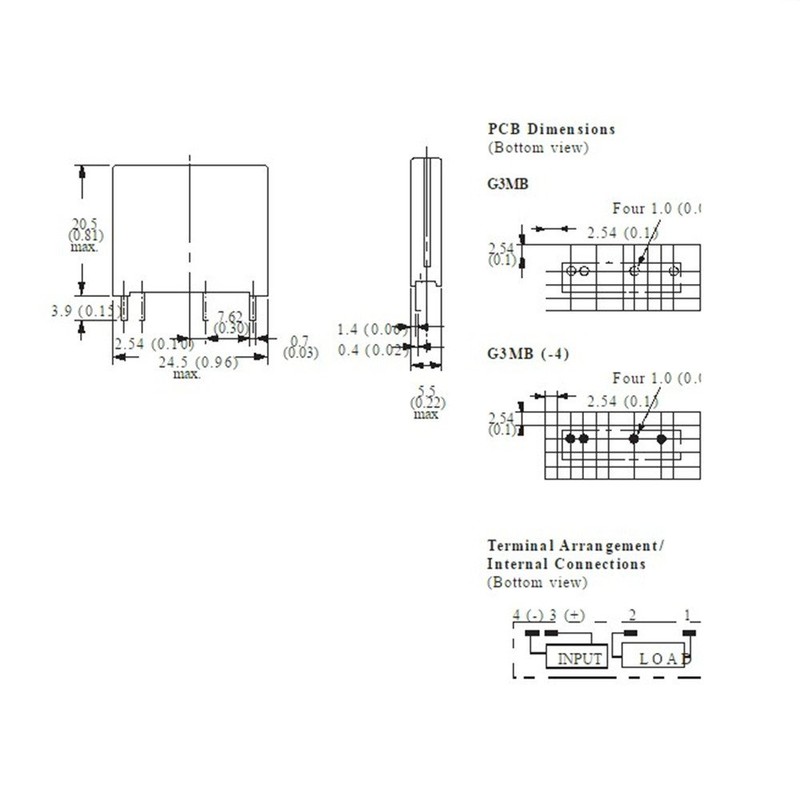 Hailege 5pcs G3MB-202P Solid State Relay Module G3MB-202P G3MB 202P