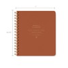 Fringe Studio "STANDARD COGNAC" NON-DATED WEEKLY PLANNER, 7" X 8.375",