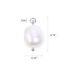 Wholesale 6 PCS Freshwater Pearl Charms Baroque Cultured Pearls Pendant