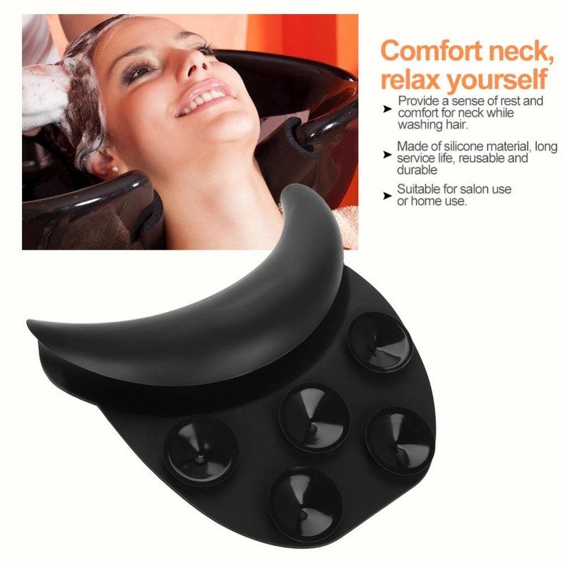 Soft Silicone Shampoo Bowl Neck Rest,Neck Rest For Sink Hair