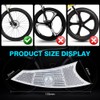 KaiDengZhe Bike Wheel Lights Rechargeable, 4 PCS Multicolor Bike Spoke
