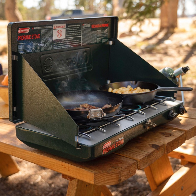 Coleman Gas Camping Stove | Classic Propane Stove, 2 Burner,